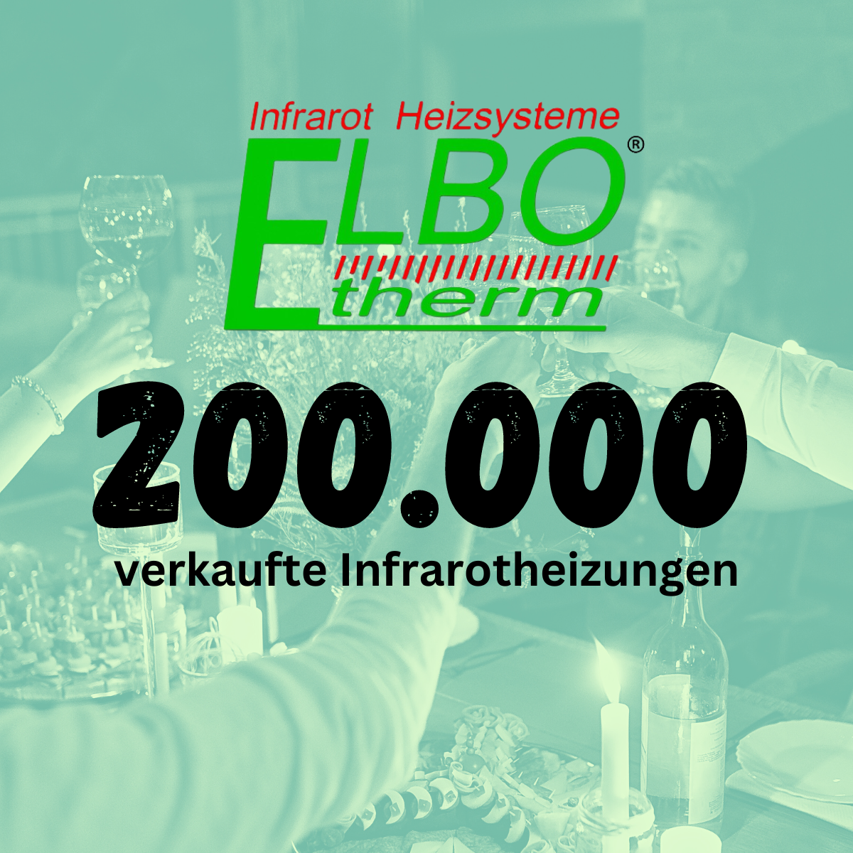 Elbo-therm feiert 200.000 verkaufte Infrarotheizungen